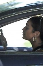 VANESSA HUDGENS Out Driving in Hollywood 07/19/2020
