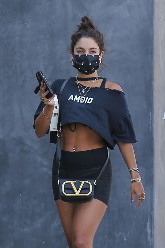 VANESSA HUDGENS Out in West Hollywood 07/22/2020