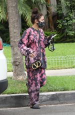 VANESSA HUDGENS Out with her Dog in Beverly Hills 07/22/2020