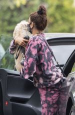 VANESSA HUDGENS Out with her Dog in Beverly Hills 07/22/2020
