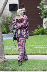 VANESSA HUDGENS Out with her Dog in Beverly Hills 07/22/2020