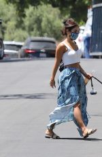 VANESSA HUDGENS Out with Her Dog in Los Angeles 07/02/2020