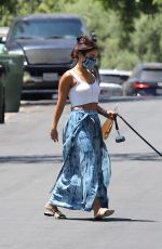 VANESSA HUDGENS Out with Her Dog in Los Angeles 07/02/2020