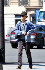 VANESSA PARADIS Out and About in Paris 07/13/2020