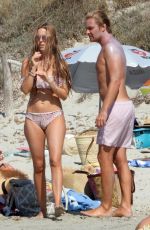 VIVIAM SIBOLD in Bikini at a Beach in Formentera 07/29/2020