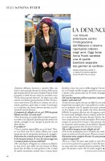 WINONA RYDER in Grazia Magazine, Italy July 2020