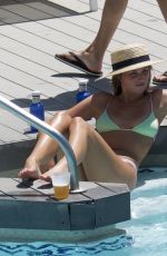 ZARA MCDERMOTT in Bikini at a Pool 07/10/2020