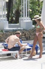ZARA MCDERMOTT in Bikini at a Pool 07/10/2020