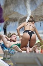 ZARA MCDERMOTT in Bikinis on the Beach in Marbella 07/11/2020