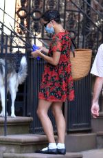 ZOE KRAVITZ Wearing a Mask Out in Brooklyn 07/17/2020