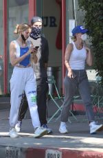 ABBY CHAMPION and Patrick Schwarzenegger Out Shopping at Maxfield in West Hollywood 08/04/2020