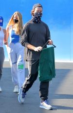 ABBY CHAMPION and Patrick Schwarzenegger Out Shopping at Maxfield in West Hollywood 08/04/2020