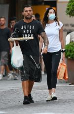 AIDA YESPICA and Geppy Lama Out in Padua 08/20/2020