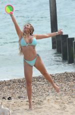 AISLEYNE HORGAN WALLACE in Bikini at a Beach in Bournemouth 08/02/2020