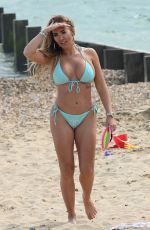AISLEYNE HORGAN WALLACE in Bikini at a Beach in Bournemouth 08/02/2020