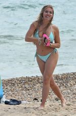 AISLEYNE HORGAN WALLACE in Bikini at a Beach in Bournemouth 08/02/2020
