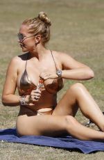 AISLEYNE HORGAN WALLACE in Bikini at a Park in London 08/07/2020