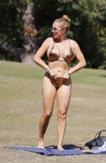 AISLEYNE HORGAN WALLACE in Bikini at a Park in London 08/07/2020