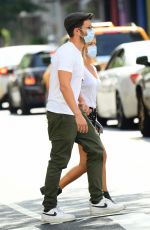 ALEJANDRA ONIEVA and Sebastian Stan Out in New York 08/21/2020