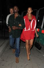 ALESHA DIXON Leaves Zuma Restaurant in Knightsbridge 08/09/2020