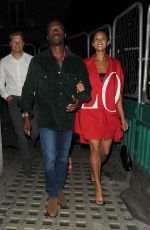 ALESHA DIXON Leaves Zuma Restaurant in Knightsbridge 08/09/2020