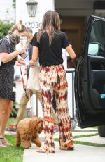 ALESSANDRA AMBROSIO Arrives on the Set of a New Project in Los Angeles 08/13/2020
