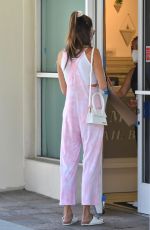 ALESSANDRA AMBROSIO at a Nail Salon in Los Angeles 08/02/2020