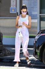 ALESSANDRA AMBROSIO at a Nail Salon in Los Angeles 08/02/2020