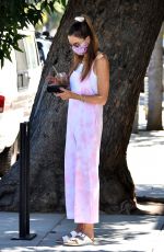 ALESSANDRA AMBROSIO at a Nail Salon in Los Angeles 08/02/2020