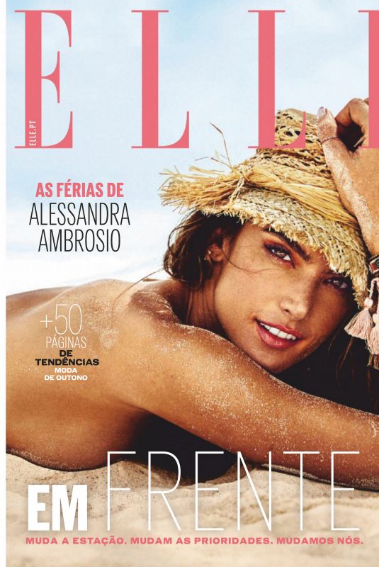 ALESSANDRA AMBROSIO in Elle Magazine, Portugal August 2020