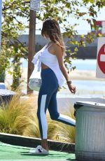 ALESSANDRA AMBROSIO in Leggings Out in Malibu 08/07/2020