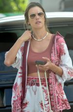 ALESSANDRA AMBROSIO Out and About in Brentwood 08/18/2020