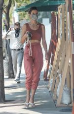 ALESSANDRA AMBROSIO Out for Fresh Juice in West Hollywood 08/19/2020
