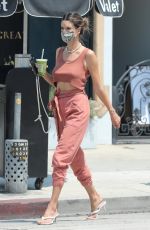 ALESSANDRA AMBROSIO Out for Fresh Juice in West Hollywood 08/19/2020