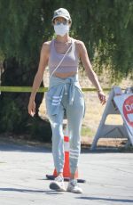 ALESSANDRA AMBROSIO Out Hiking in Pacific Palisades 08/11/2020