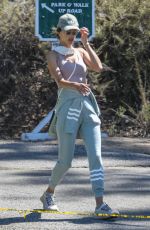 ALESSANDRA AMBROSIO Out Hiking in Pacific Palisades 08/11/2020