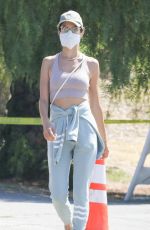 ALESSANDRA AMBROSIO Out Hiking in Pacific Palisades 08/11/2020