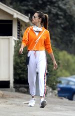 ALESSANDRA AMBROSIO Out Hiking in Pacifis Palisades 08/05/2020