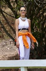 ALESSANDRA AMBROSIO Out Hiking in Pacifis Palisades 08/05/2020