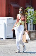 ALESSANDRA AMBROSIO Out Shopping in Brentwood 08/20/2020
