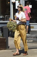 ALEX JONES Out for Iced Coffees in London 08/11/2020