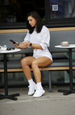 ALEXANDRA CANE in a Shorts Arrives at Power of Health Cafe in Cockfosters 08/24/2020