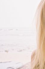 ALEXIS REN at a Photoshoot on the Beach in Malibu, August 2020