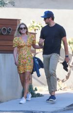 ALI LARTER and Hayes MacArthur Out in Malibu 08/14/2020
