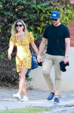 ALI LARTER and Hayes MacArthur Out in Malibu 08/14/2020