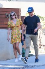 ALI LARTER and Hayes MacArthur Out in Malibu 08/14/2020
