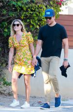 ALI LARTER and Hayes MacArthur Out in Malibu 08/14/2020