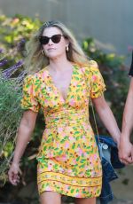 ALI LARTER and Hayes MacArthur Out in Malibu 08/14/2020