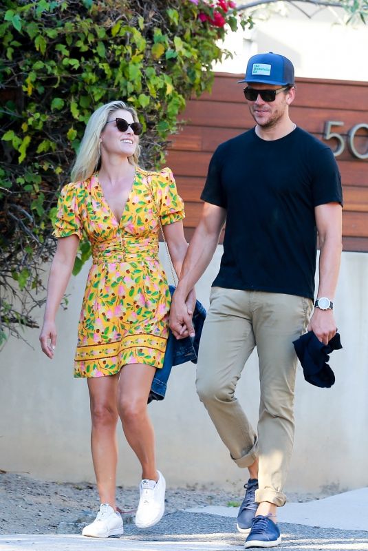 ALI LARTER and Hayes MacArthur Out in Malibu 08/14/2020