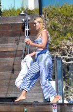 ALI LARTER at a Beach House in Malibu 08/12/2020